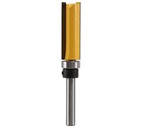 Jrudjsnhhty 4Pcs Flush Trim Router Bits Top Bearing Router Bit 1/4 inch Shank Straight Pattern Template Router Bit Wood Milling Cutter Tool