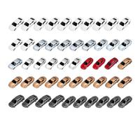 Jrudjsnhhty 50Pcs 1:87 HO Scale Model Car Painted Car Models HO/TT Scale Railway Modeling Making Mat