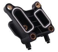 Jrudjsnhhty 6048001 5017183Ab 902301 Black Thermostat Housing Coolant Cooling Water Outlet Mount 4792329 for