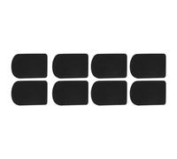 Jrudjsnhhty 8Pcs Clarinet/Soprano Saxophone Sax Mouthpiece Patches Pads Cushions Black-0.8Mm