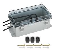 Jrudjsnhhty 9x5x4.3Inch Outdoor Extension Cord Cover for Outside Waterproof Outdoor Electrical Box Outlet Plug Cover Cord Protector
