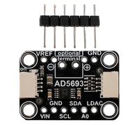 Jrudjsnhhty AD5693R Breakout Board Interface 16-Bit Module Compatible with STEMMA QT Qwiic