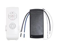 Jrudjsnhhty Adjusted Wind Speed Transmitter Receiver Timing Control Switch 110V White&Black 1Set