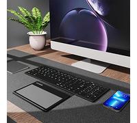 Jrudjsnhhty Bluetooth Wireless Keyboard Bluetooth Keyboard with Touchpad Ultra Slim Pocket Folding Keyboard for IOS,Android, PC Tablet