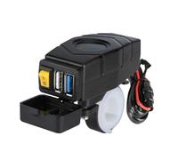Jrudjsnhhty C1FB 20-80V E-Bike Handlebar USB Charger 24V 36V 48V 60V QC3.0 Quick Charger Adapter(Red Light) Easy to Use