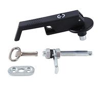 Jrudjsnhhty Can Rotate The Door Lock at L-Handle Lock for Thick Door Panel Latch Button Locks