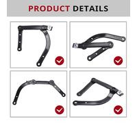 Jrudjsnhhty Car Front Right Windshield Wiper Arm LHD Front Wiper Arm for E60 E61 E63 E64 61617185366 Car Accessories