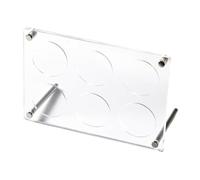 Jrudjsnhhty Challenge-Coins Clear Acrylic Sealed Dust Proofing Display Collectible Display Frames Coin Collectors Veterans Present,A