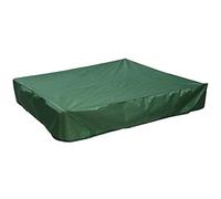 Jrudjsnhhty Cover, Square Dustproof Cover with Drawstring, Waterproof Sandpit Pool Cover, Green, 120 X 120cm