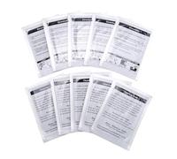 Jrudjsnhhty CR80 Cleaning Cards, Dual Side Card Reader Cleaner, POS Swipe Terminal Cleaning Cards -CR80 Card Chip Cleaner (10PCS) White Easy to Use