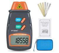 Jrudjsnhhty Digital -Photo Tachometer Non Contact RPM Tach, Noncontact -Photo Sensor with 2.5RPM to 99999 RPM