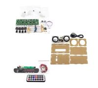 Jrudjsnhhty DIY Bluetooth Speaker Kit with FM Radio DIY Soldering Project Practice Solder Assembly DIY Electronic Kit 2x3W Speaker B
