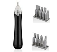 Jrudjsnhhty Electric Reciprocating Sander, with 8pcs Sanding Head for Hobbies,Art,Miniature,Figure Polishing,Sanding