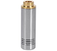 Jrudjsnhhty Female Jack Audio Plug Balanced Stereo Earphone 4.4mm 5 Pole Metal Adapter Wire Connector for Headphone Silver