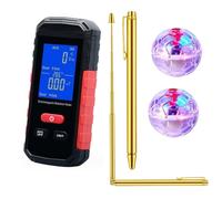 Jrudjsnhhty Ghost Equipment Kit Digital Radiation Dosimeter 2 Pcs Motion Light Up Cat Balls 2 Pcs Copper Dowsing Rods