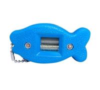 Jrudjsnhhty Ice Skate Double Side Sharpener Portable Hanging Ice Hockey Shoe Blades Sharpener Ice Skate Replacement Accessories Blue