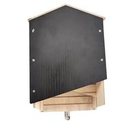 Jrudjsnhhty Large Outdoor Bat House, Huge Wooden Box, Weatherproof, Untreated Spiral Bat House, Shelter, Garden Replacement Parts Accessories B