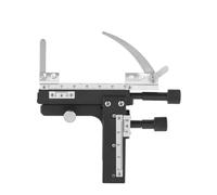 Jrudjsnhhty Microscope Mechanical Stage, Mechanical Stage Microscope, Professional Attachable Mechanical Stage Caliper with Scale