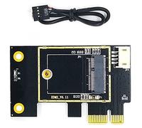 Jrudjsnhhty NGFF M.2 to PCIE Wireless Network Card Adapter Card Supports 7260 8265 1650 1675X AX200 AX210 Network Card