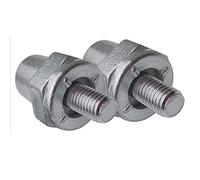 Jrudjsnhhty One Pair Zinc Alloy Battery Side Terminal Charging Posts Fit 8mm Positive (+) or Negative (-) Battery Cable Terminals