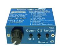 Jrudjsnhhty Open CW Keyer MK2 Finished with Aluminum Shell CW Keyer MK2 KIT CW Speed Adjustable From 1 to 999 WPM