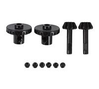 Jrudjsnhhty RC Car Metal Spare Part Upgrade Metal Front & Rear Axle Gear Shaft Driving Gear Set for B1 B14 B16 B24 C14 C24 Perfectly Fits Replacement
