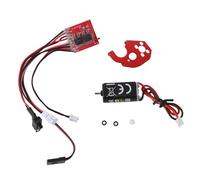Jrudjsnhhty RC ESC 20A Brush Motor Speed Controller W/Brake for RC Car Boat Tank 1/24 RC Crawler Axial SCX24 AXI90081 AXI00001