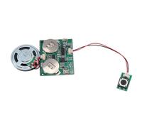 Jrudjsnhhty Recordable Sound Module Button Control Sound Chip 8M MP3 WAV Music Voice Player Programmable Board with Speaker for DIY Easy Install