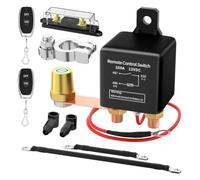Jrudjsnhhty Remote Battery Disconnect Switch 12V 250A Wireless Remote Control Battery Disconnect Switch Dual Remote Control Switch