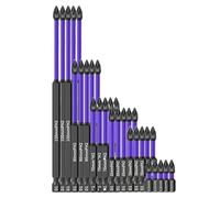 Jrudjsnhhty Replacement Accessories Magnetic Drill Bits D1 Anti-Slip and Shock-Proof Bits with Screwdriver Bits Magnetic Screwdriver Set (5Set)
