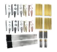 Jrudjsnhhty Slimline Wooden Twister Pen Set 10 Pcs Finishes 7mm Twister Pen Set