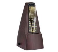 Jrudjsnhhty Standard Precision Mechanical Metronome is Suitable for Piano, Guitar, Violin, Bass and Other Instruments Brown