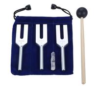 Jrudjsnhhty Tuning Forks Set 4096 Hz 4160 Hz 4225 Hz for Sound Healing, Musical Instrument, Sound Vibration Tools, C Easy to Use