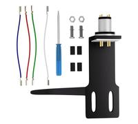 Jrudjsnhhty Turntable Headshell Mount Universal LP Phono Cartridges Replacement Phonograph Holder Stylus Lead Wire