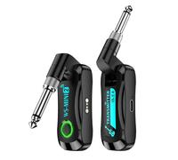 Jrudjsnhhty Upgrade 2.4G Guitar Wireless Transceiver System Low Latency Real-Time Transmission Guitar Wireless Transmitter Receiver