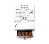 Jrudjsnhhty WiFi Smart Switch 30A Relay Module Smart Switch Controllers Home Automation On-Off Timing Speech