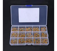 JRXFXEKW 15 Type Values 450Pcs Ceramic Capacitor Assortment Kit Capacitors from 10pf to 100nF with Storage Box