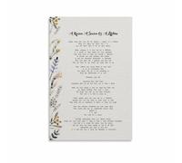 JRXFXEKW Ancient Wisdom Poster Thoughtful Verse Classroom Guide | Printed on paper ready to frame for display(Framed,08x12inch(20x30cm))