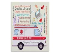 JRXFXEKW Strategic Telemedicine Poster Implementation Framework and Best Practices for Healthcare Executive Office(Unframed,12x18inch(30x45cm))