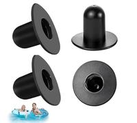 JRYXD Pack of 4 Replacement Plugs for Pool Valves, Universal PVC Sealing Plugs for Filter Pump and Drain Openings, Compatible with Intex and Bestway Pools (for 1.25 Inch Hose)