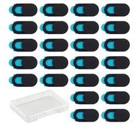 JRYXDS 24Pcs Webcam Cover Slider Ultra Thin Design, Camera Cover Webcam Cover Anti-Hacker Protection for Computers, Laptops, Tablets and Mobiles, Discreet and Easy to Use Camera Cover (N