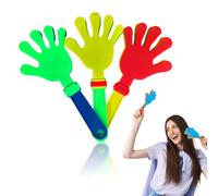 JRYXDS 3 Pieces Fake Hands, Hand Clapper, Plastic Clapper Instruments Noise Instruments Fake Hands Horn Hands Partygeschenke Favors for Sports Events, Concert Party Accessories