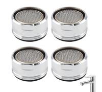 JRYXDS 4 Pieces Water Filter Tap, Aerator Tap, Aerator Tap M24 Tap Filter with Seals, Water Saving Sink Faucet Filters for Bathrooms and Kitchens