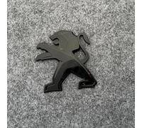 JRZCXGZX Car Emblem Badge Decal for Peugeot 208 308 408 508 4008 5008 Badge Metal Emblem Sticker Car Decal Logo Sticker Letters Sign Badge, Car Styling Accessories,Black Style