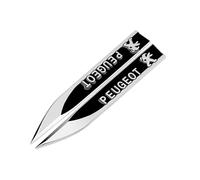 JRZCXGZX Car Emblem Badge Decal for Peugeot 208 308S 408 508 2008 3008 Badge Metal Emblem Sticker Car Decal Logo Sticker Letters Sign Badge, Car Styling Accessories,Black Style