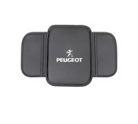 JRZCXGZX Leather Car Armrest Box Pad Car Center Console Arm Rest Protector Cover with Storage Pocket for Peugeot 206 208 207 3008 308 307,Black Style