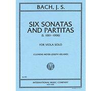 JS Bach: 6 Violin Sonatas & Partitas BWV 1001-1006 (Transcribed for Viola Solo), Edited by Joseph Vieland, IMC995
