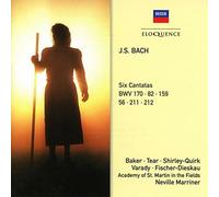 JS BACH SIX CANTATAS - MARRINER NEVILLE [CD]