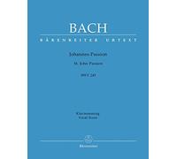 JS Bach: St. John Passion BWV245 (Vocal Score), Barenreiter Urtext BA5037-90
