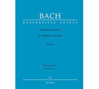 JS Bach: St. Matthew Passion [Matthaus-Passion] BWV 244 (Vocal Score), Barenreiter Urtext BA5038-90